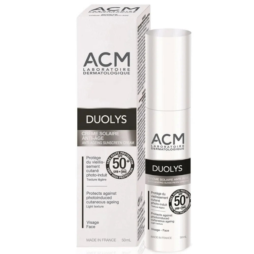 Laboratoire ACM, Duolys, Anti-Ageing, Sunscreen Cream, For Face, SPF 50+, 50 ml