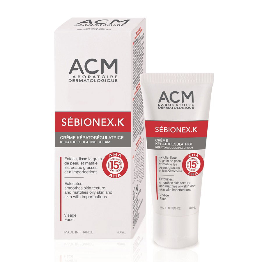Laboratoire ACM, Sebionex K, Exfoliating, Cream, For Face, 40 ml