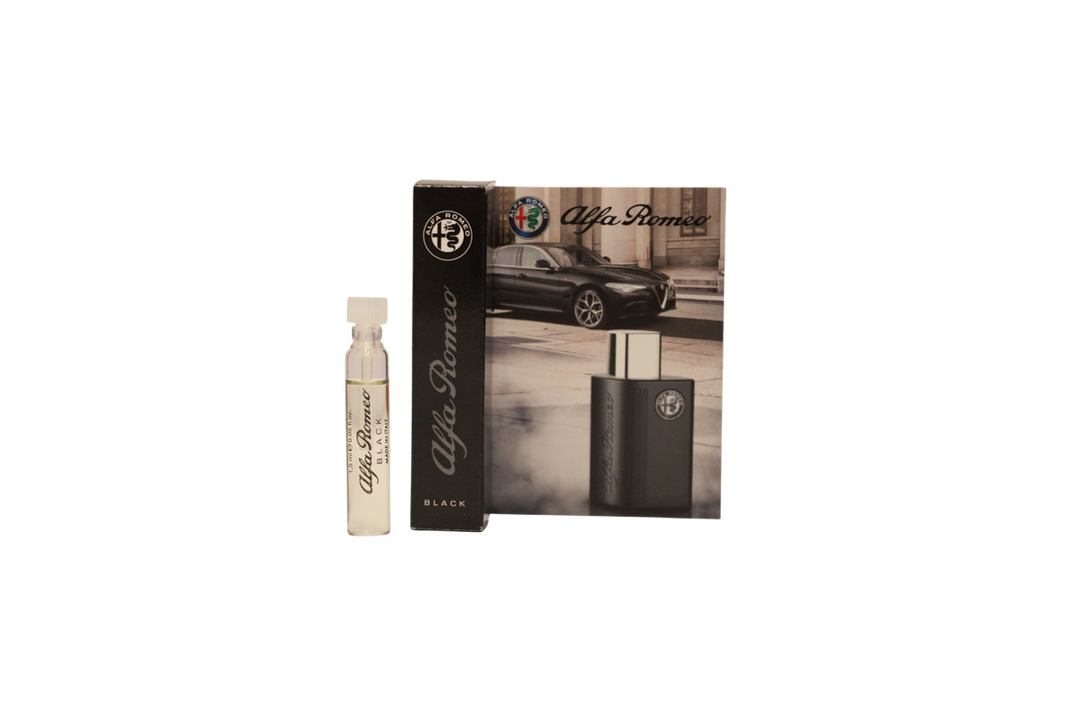 Alfa Romeo Black Eau de Toilette for Men 2 ml Vial