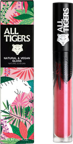 All Tigers, Natural & Vegan, Natural, Shining, Lip Gloss, 601, Silence The Critics, 8 ml