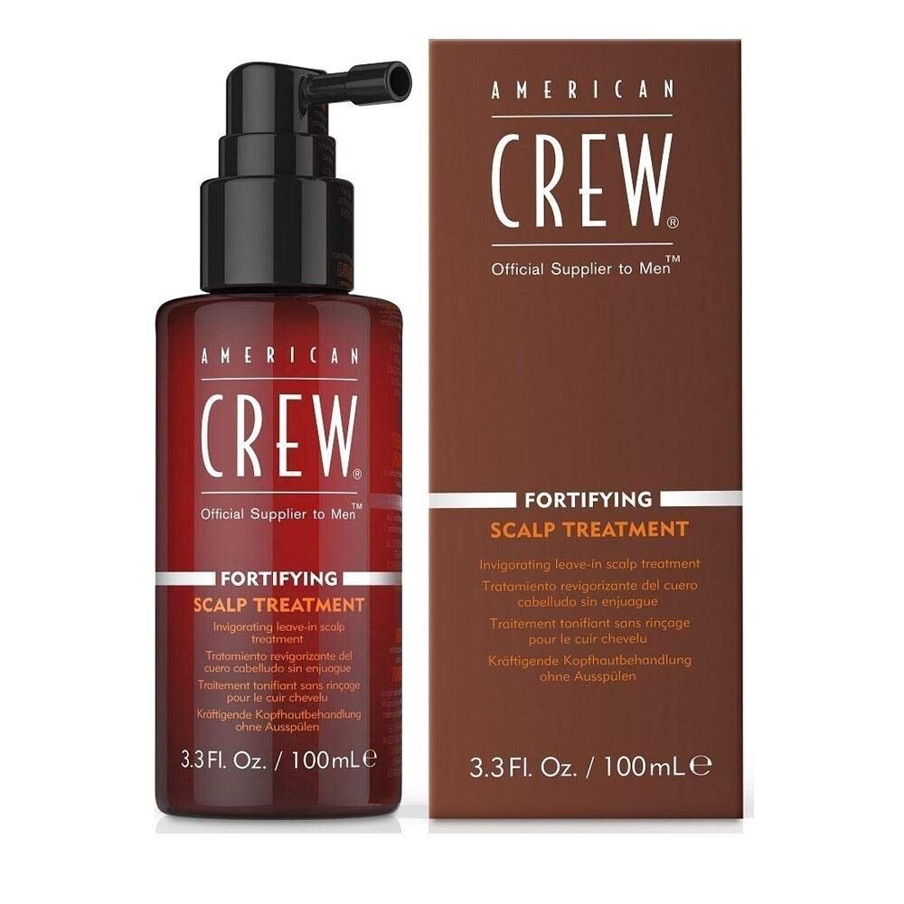 American Crew, Fortifying, Vegetable proteins, Leave In Scalp Treatment Serum, For Volume, 100 ml