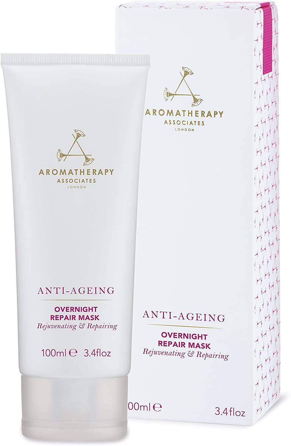 Aromatherapy Associates, Anti-Ageing, Strawberry Seeds, Repairing, Night, Cream Mask, For Face, 100 ml