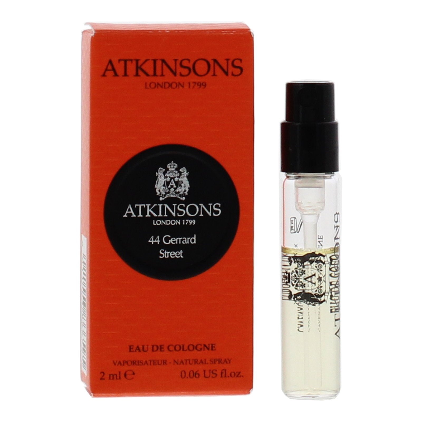 Atkinsons, 44 Gerrard Street, Eau De Cologne, Unisex, 2 ml *Vial