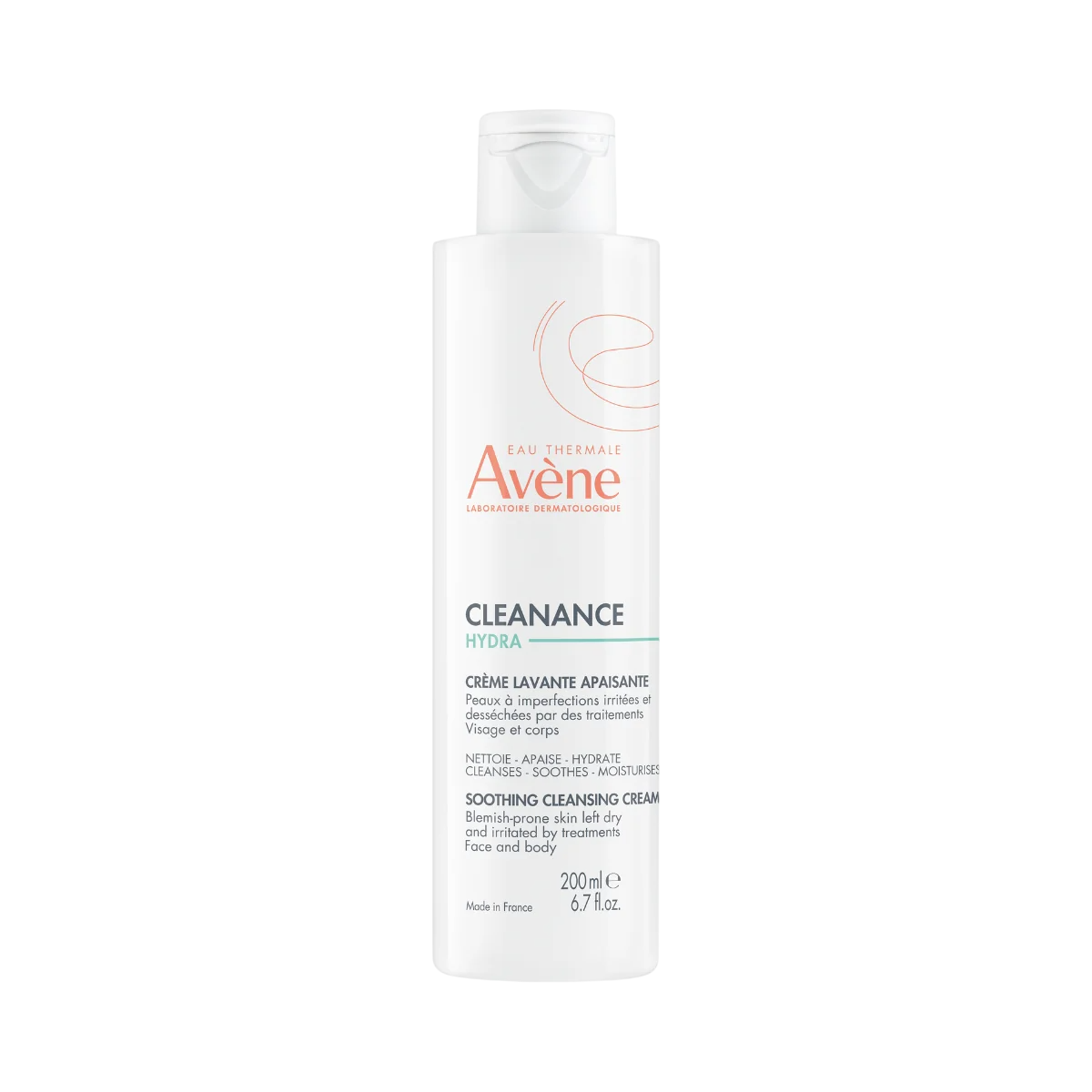 Avene, Cleanance Hydra, Soothing, Cleansing Cream, 200 ml