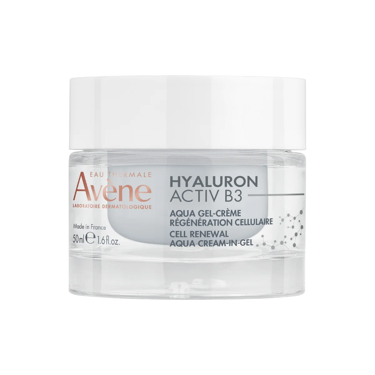 Avene, Hyaluron Activ B3, Regenerating, Gel Cream, For Face, 50 ml