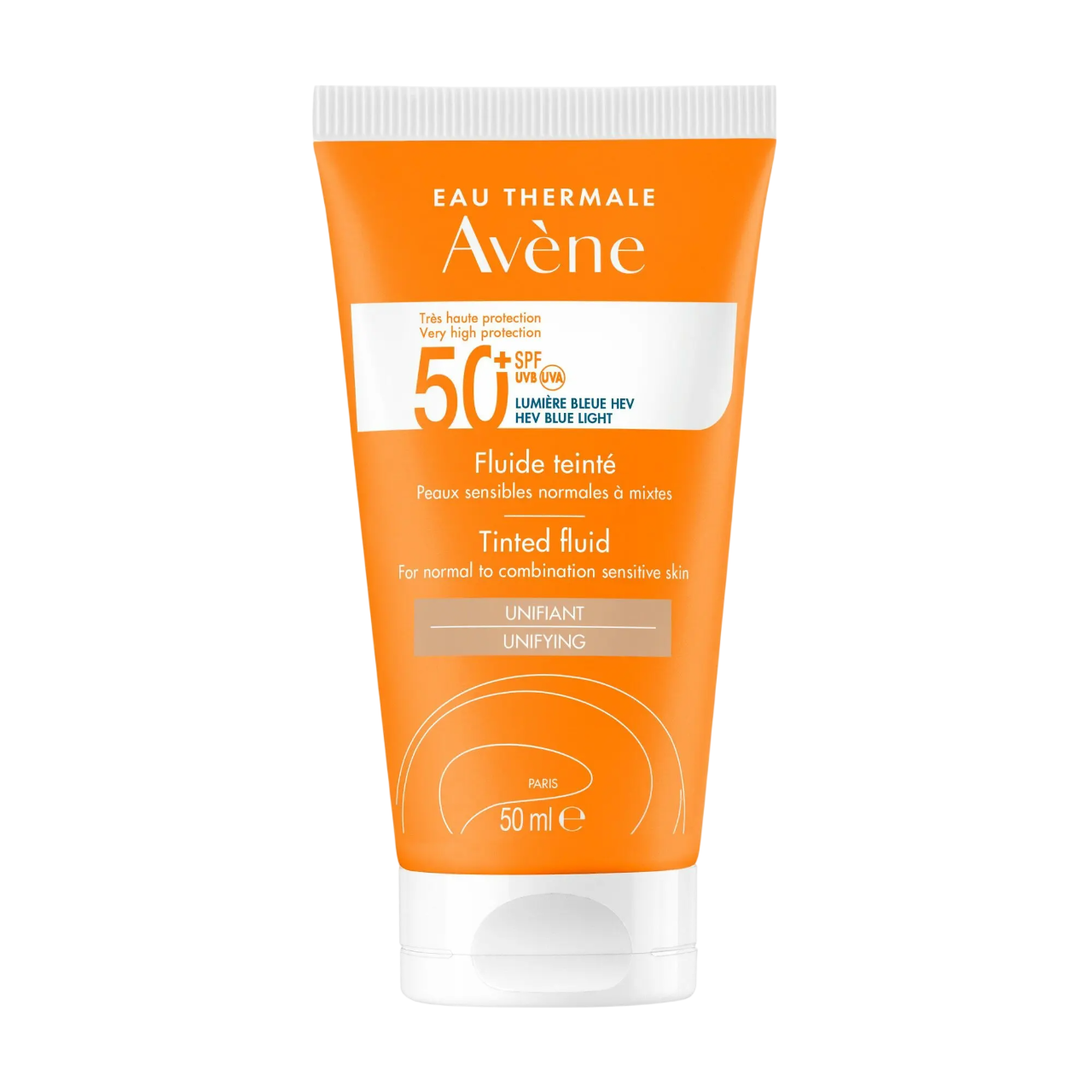 Avene, Triasorb, Unifying, Fluid, For Face, SPF50+, 50 ml
