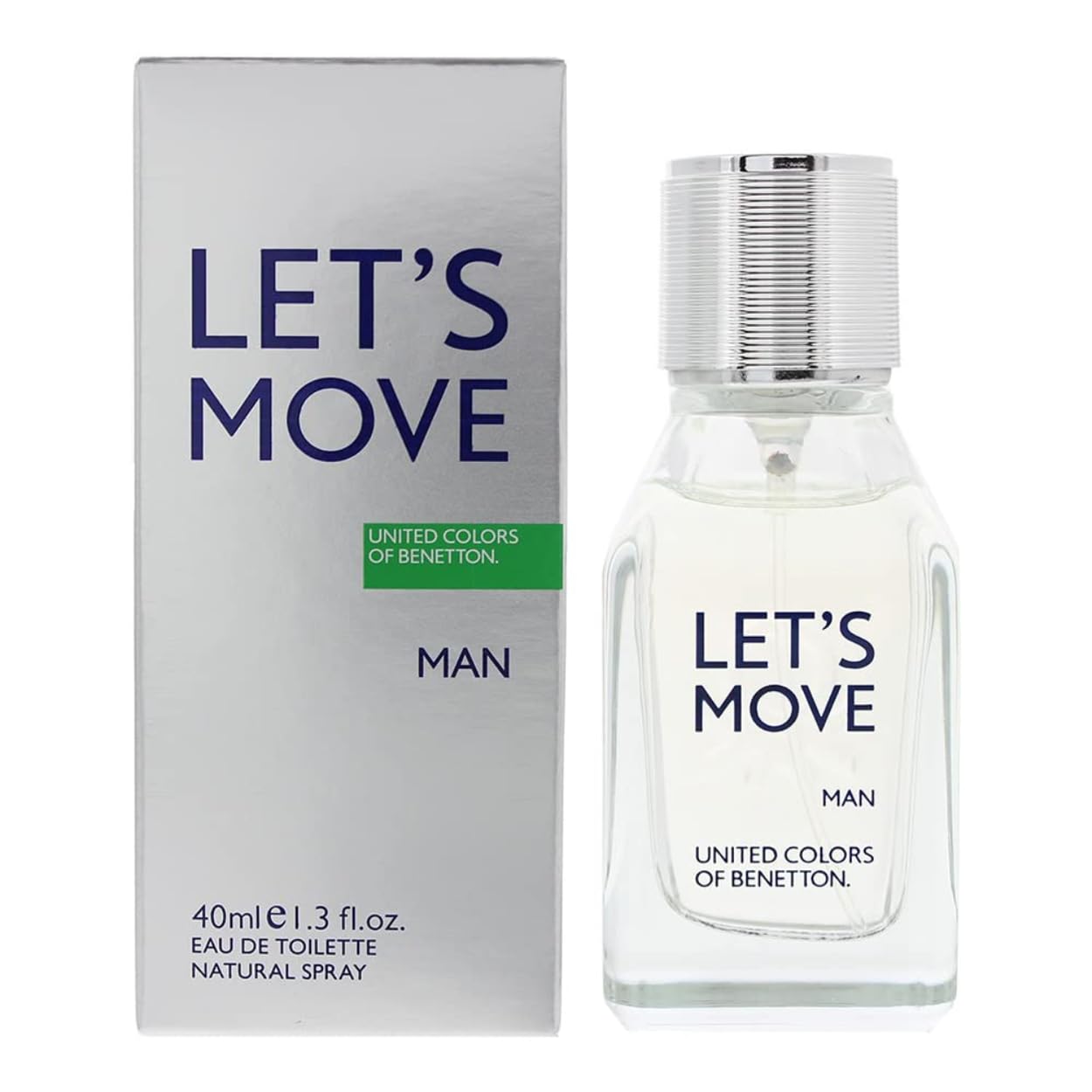 Benetton, Let's Move, Eau De Toilette, For Men, 40 ml