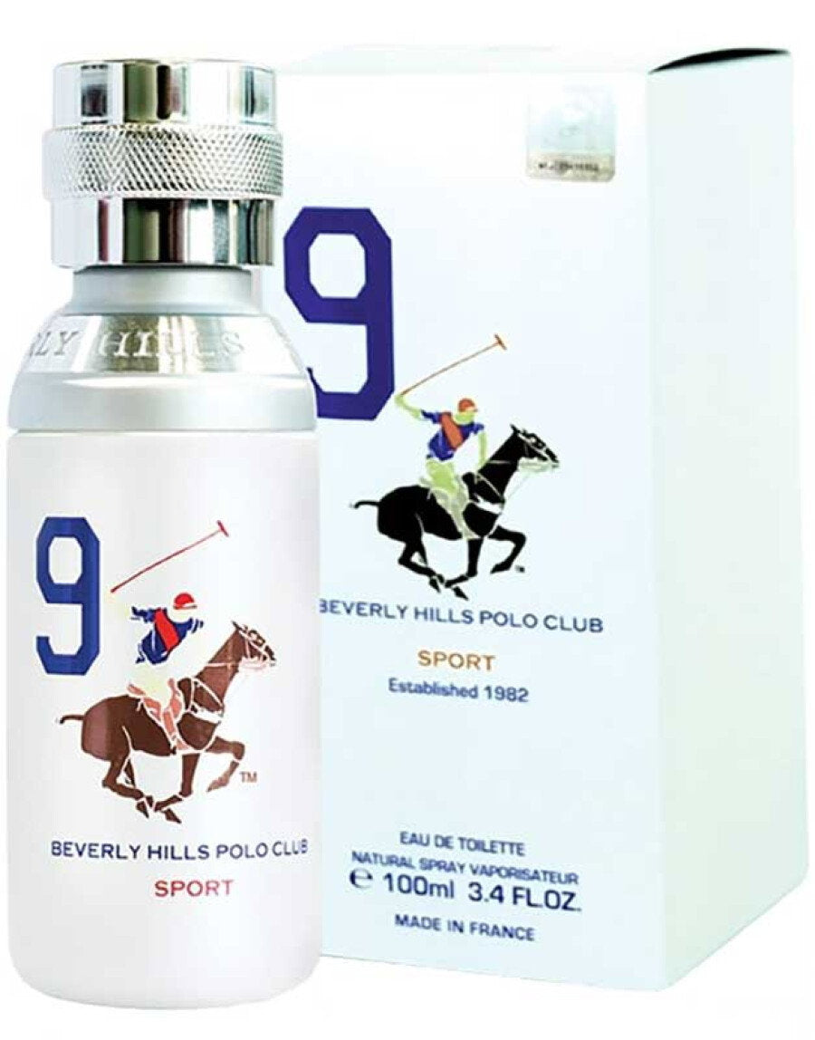 Beverly Hills Polo Club, 1982 - Sport 9, Eau De Toilette, For Men, 100 ml
