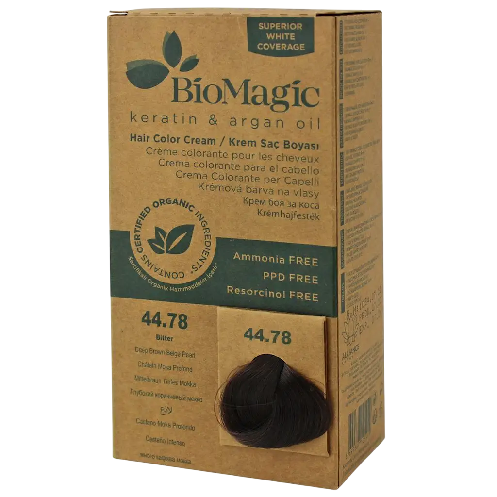 Biomagic, Biomagic, Keratin & Argan Oil, Permanent Hair Dye, 44.78 , 250 ml *Tester