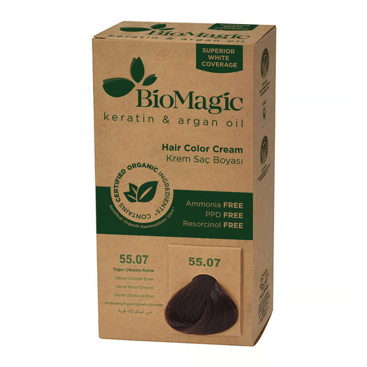 Biomagic, Biomagic, Keratin & Argan Oil, Permanent Hair Dye, 55.07 , 250 ml *Tester