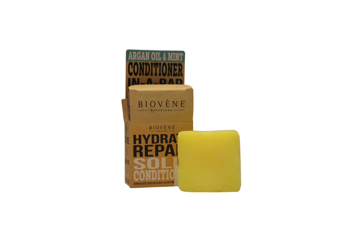 Biovène Hydrate Repair Argan Oil & Mint Solid Conditioner Bar 40 g Tester