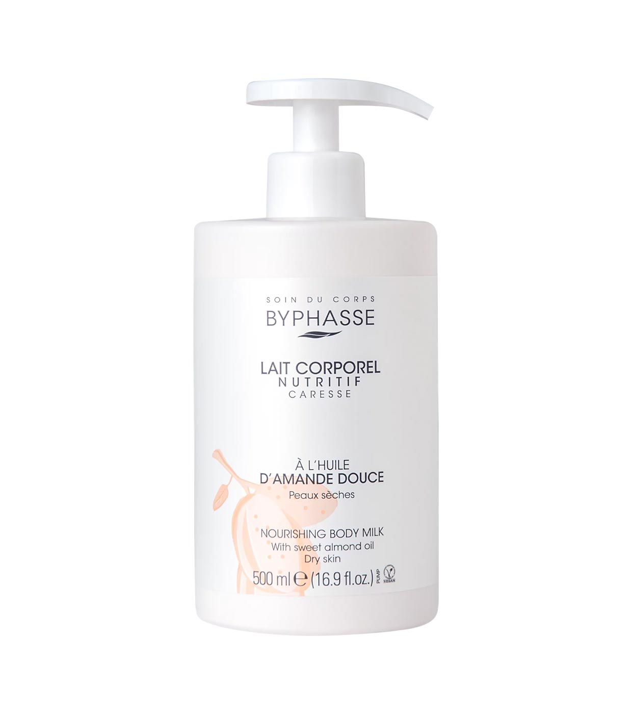 Byphasse, Sweet Almond, Nourishing, Body Milk, 500 ml