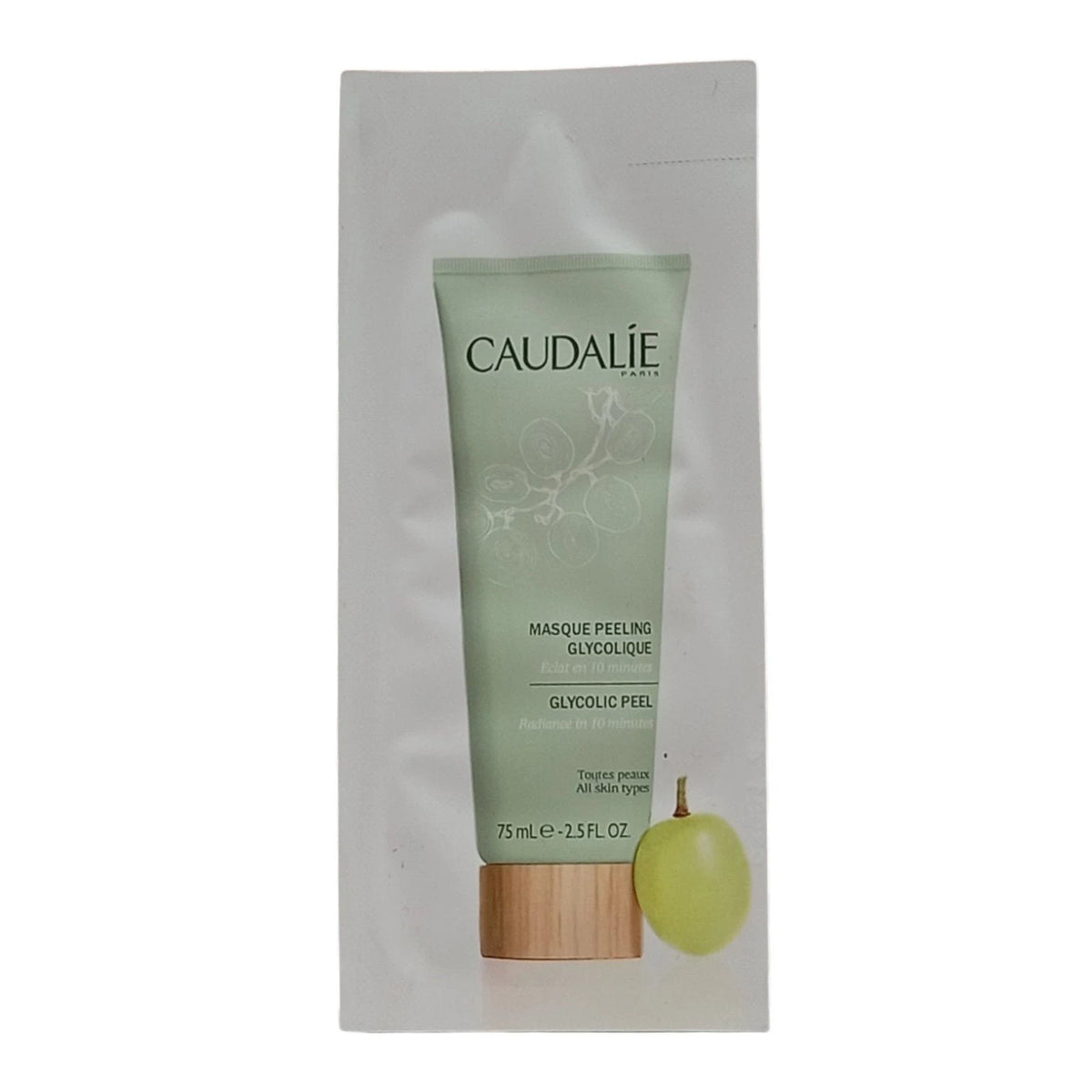 Caudalie, Vinoperfect, Glycolic Acid, Brightening, Weekly, Cream Mask, For Face, 3 ml *Sample