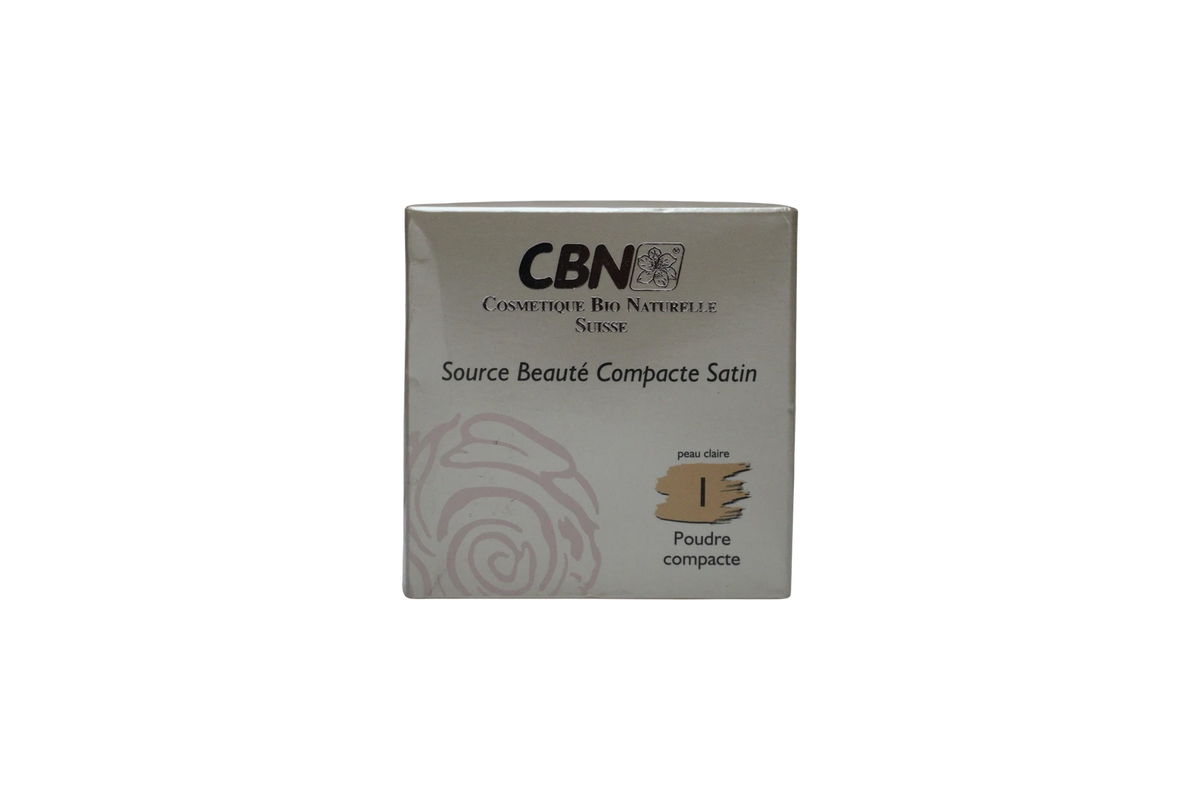 CBN Source Beauté Compact Foundation Satin Finish Shade 1 - 10 g