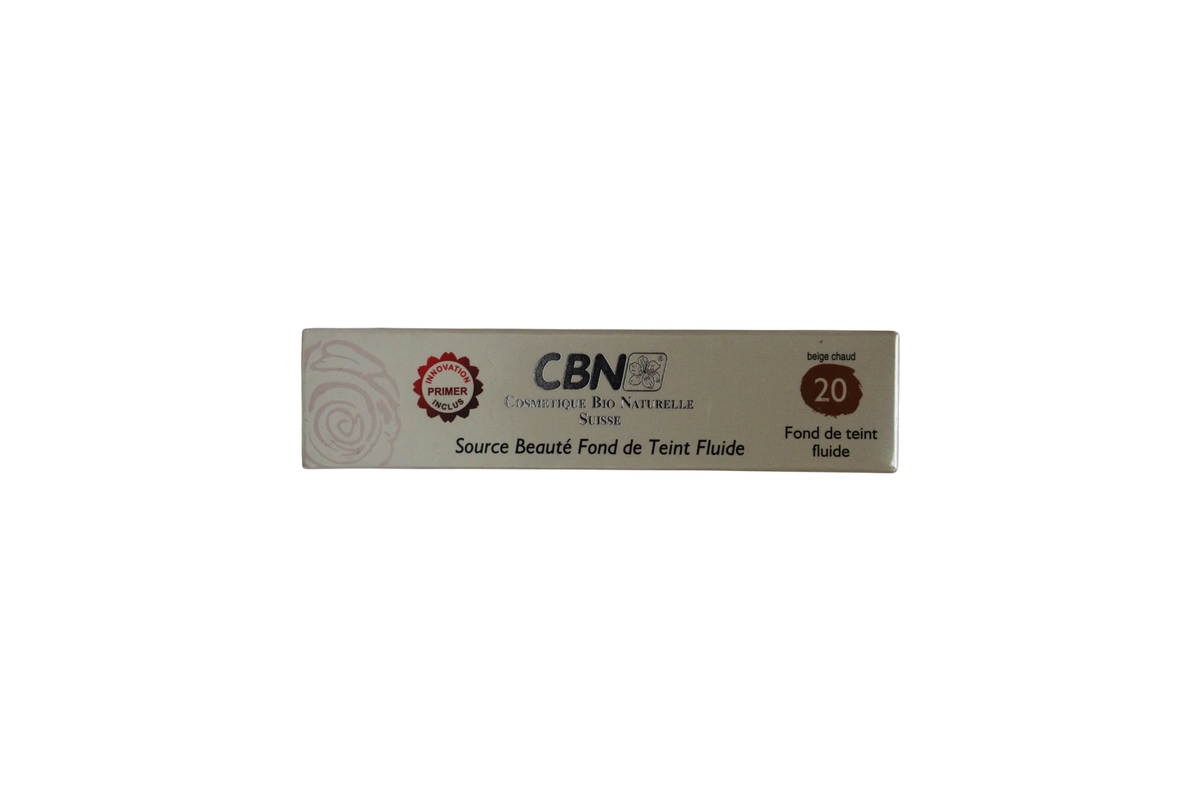 CBN Source Beauté Satin Finish Liquid Foundation 20 Beige Chaud 30 ml
