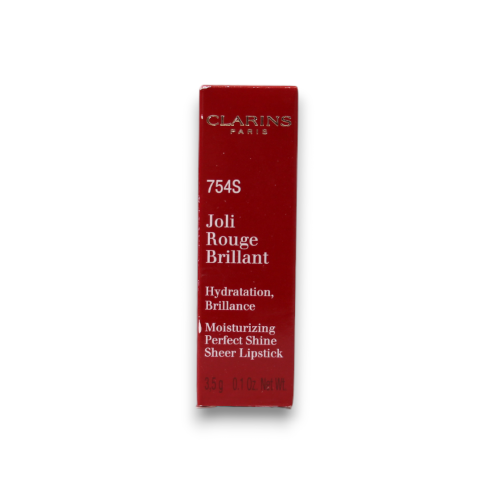 Clarins, Joli Rouge, Hydrating, Cream Lipstick, 754S, Deep Red, 3 g
