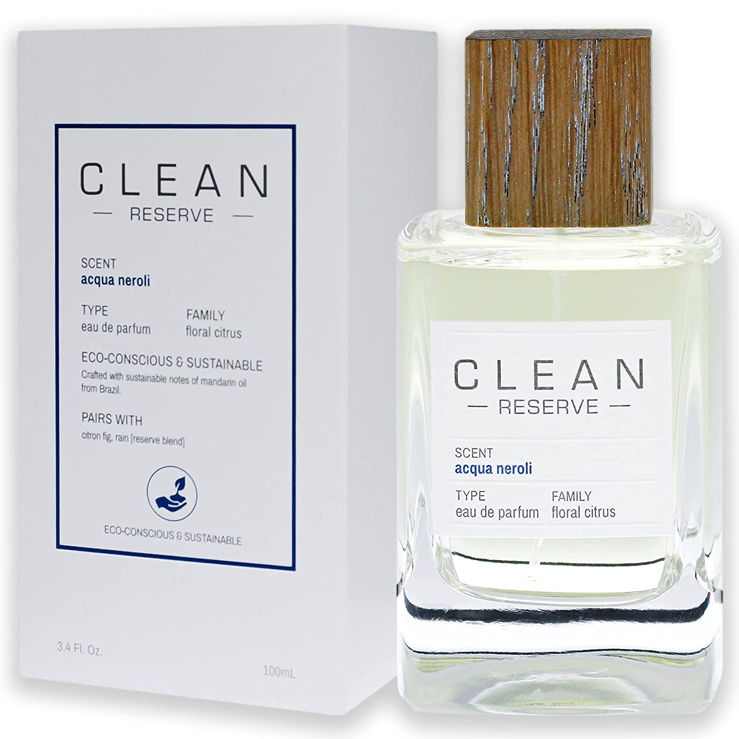 Clean, Reserve - Acqua Neroli, Eau De Parfum, Unisex, 100 ml