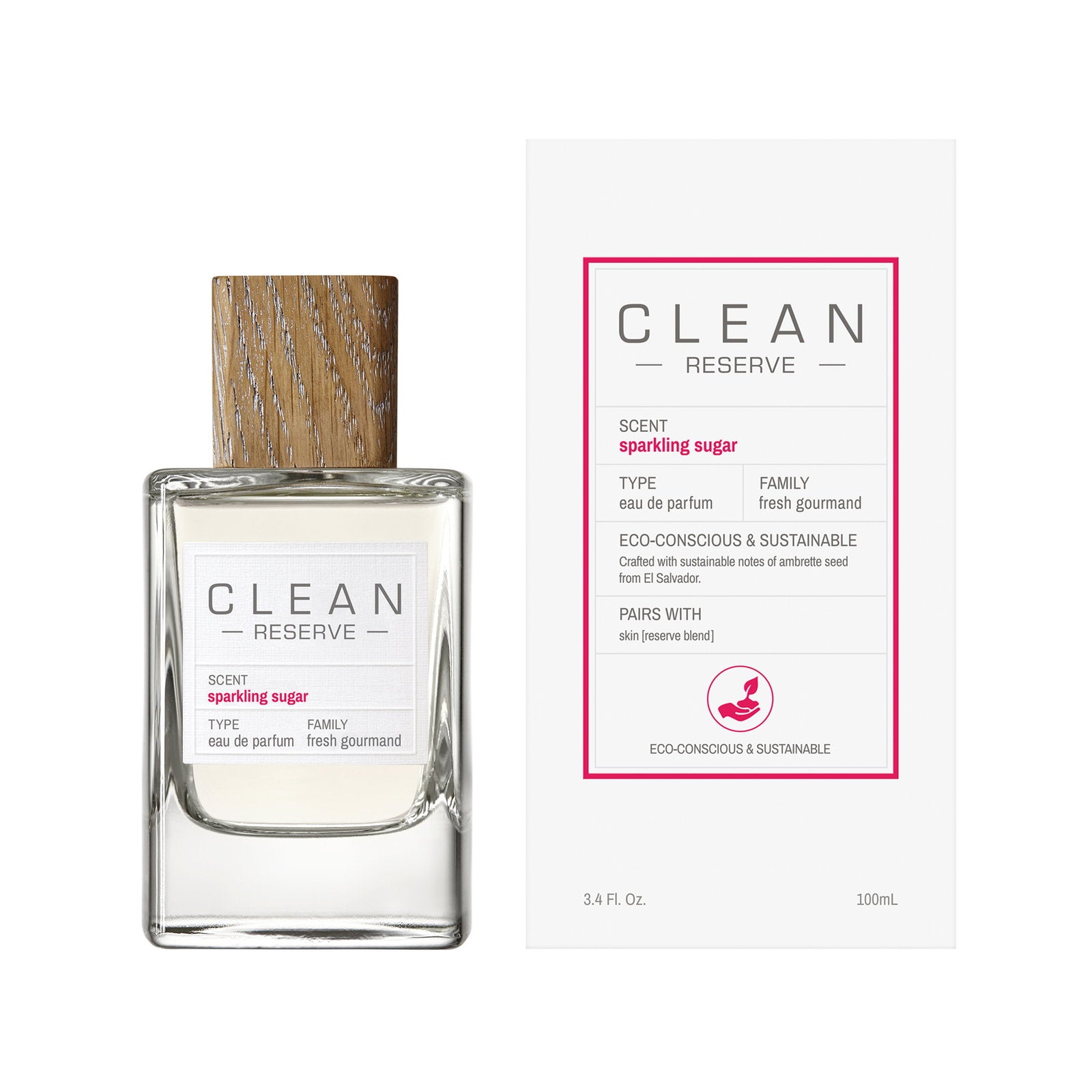 Clean, Reserve - Sparkling Sugar , Eau De Parfum, Unisex, 100 ml