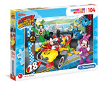 Clementoni, Mickey And The Roadster, Jigsaw Puzzles 104 pcs