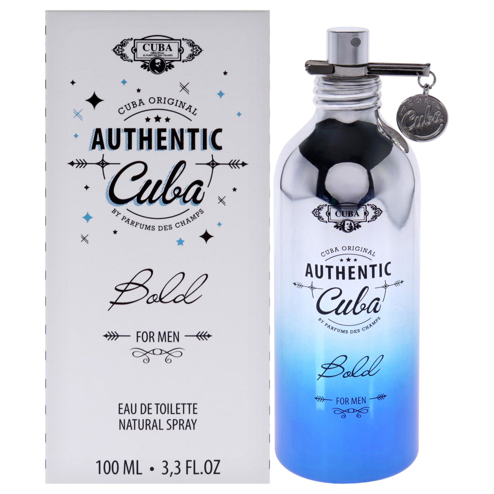 Cuba Authentic, Bold, Eau De Toilette, For Men, 100 ml