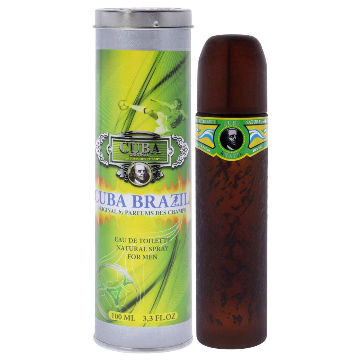 Cuba, Brazil, Eau De Toilette, For Men, 100 ml