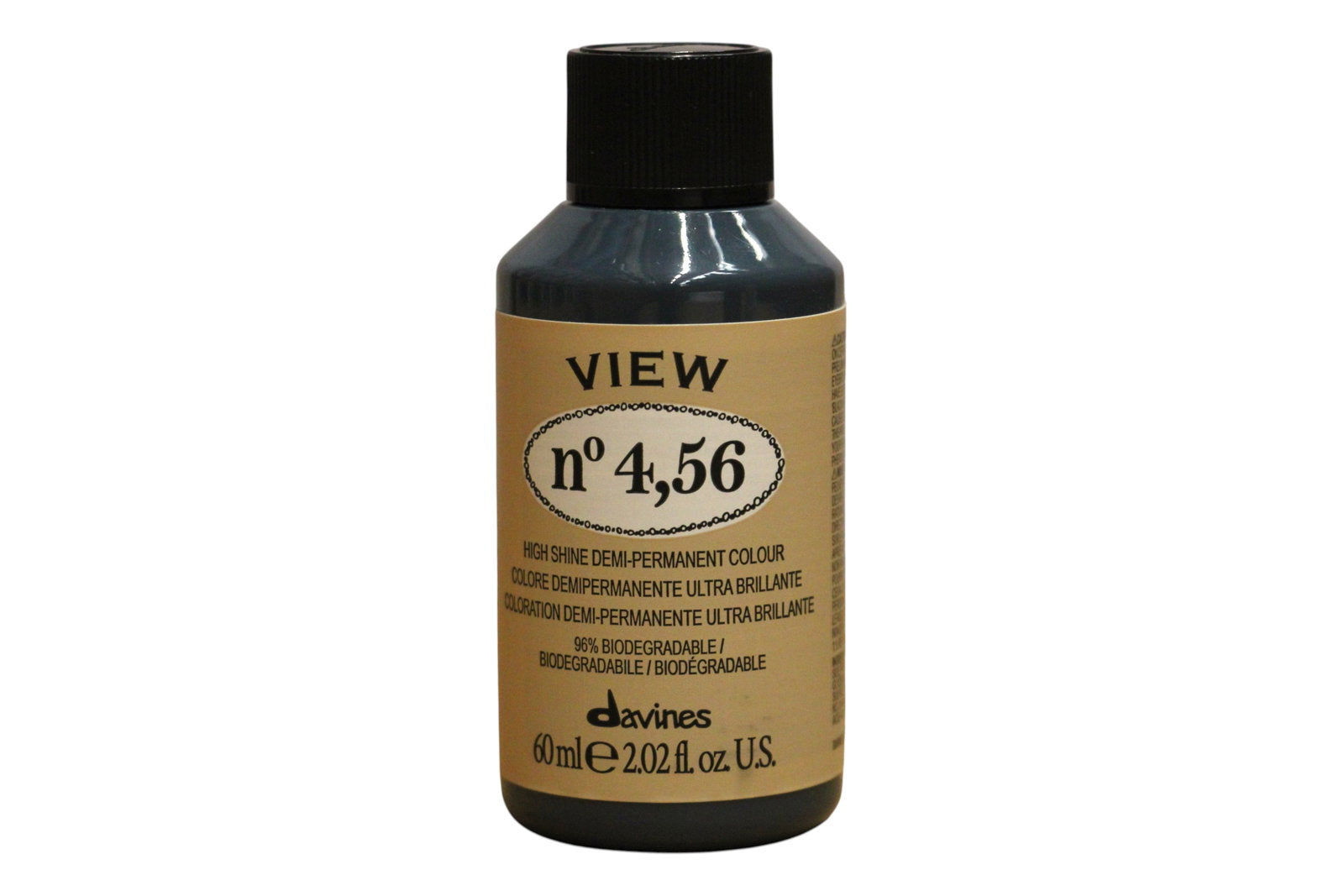 Davines, View, Demi-Permanent Hair Dye, 4.56 Gloss, 60 ml