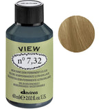 Davines, View, Demi-Permanent Hair Dye, 7.32 , 60 ml