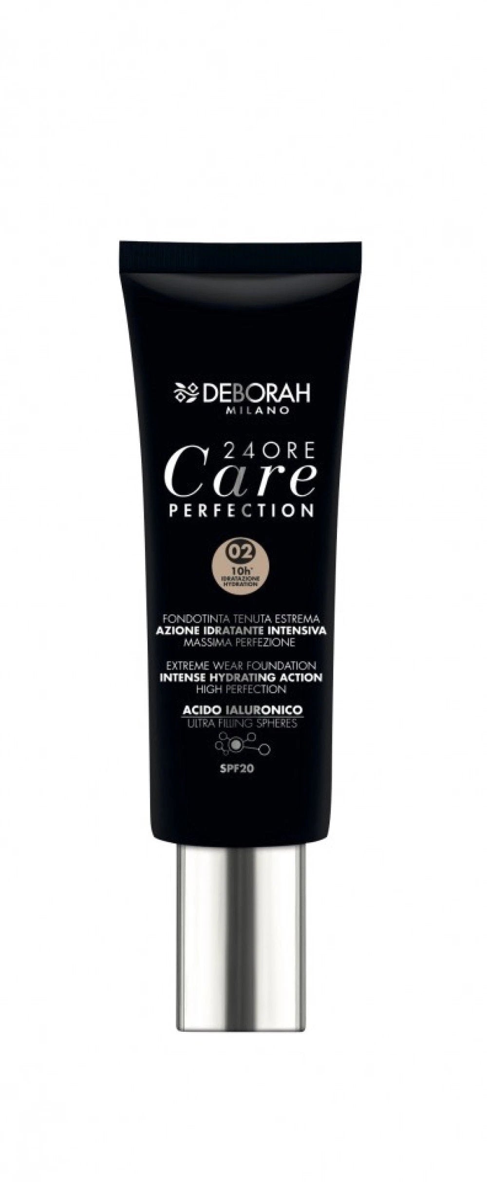 Deborah Milano 24 Ore Care Perfection Hydrating Liquid Foundation 02 Beige SPF 20 30 ml Tester Deborah