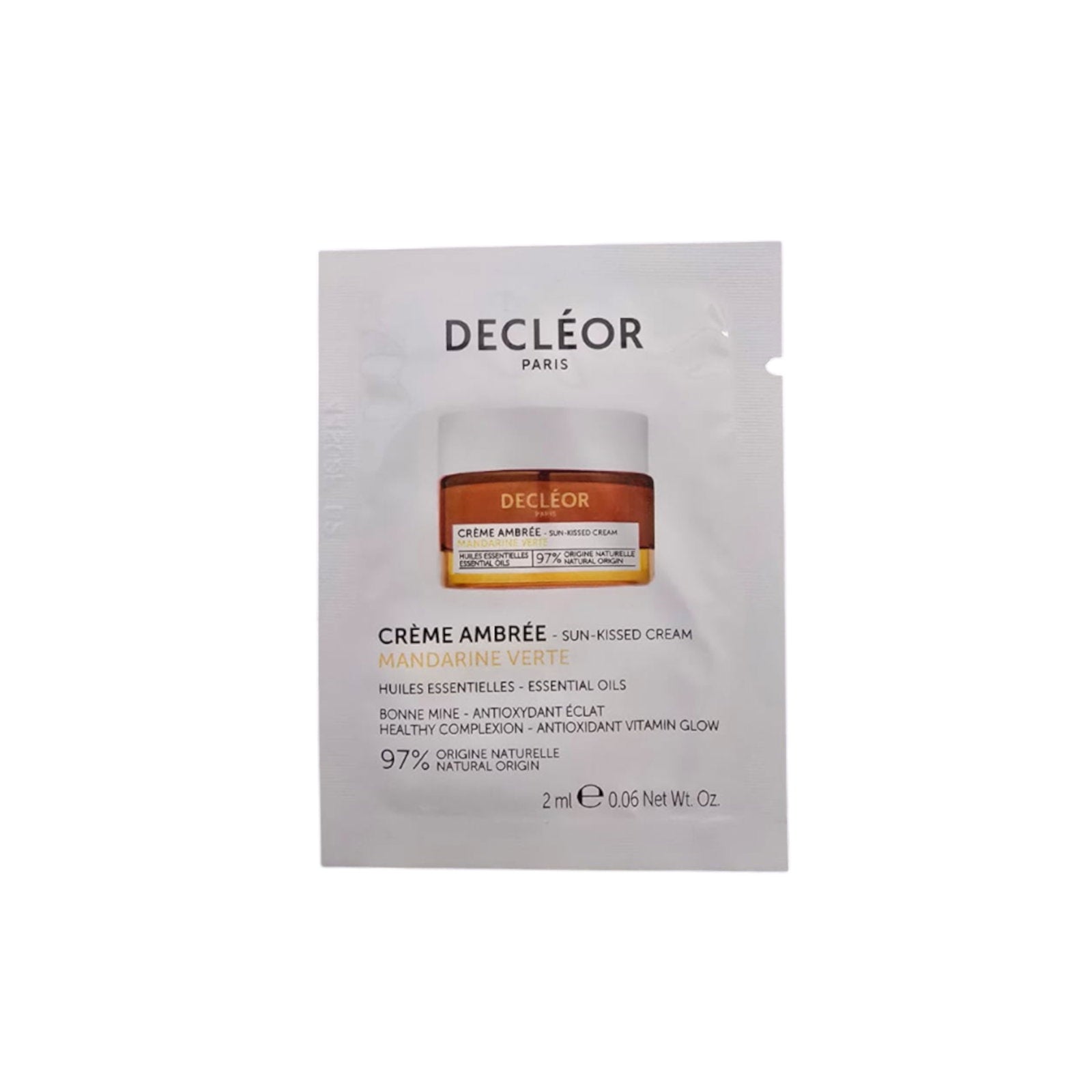 Decleor, Aromessence - Green Mandarin Sun-Kissed Glow, Essential Oils, Smoothing, Tinted Moisturizer, 2 ml *Sample