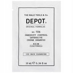 Depot, 100 Hair Cleansing No. 106 Clear Formula, Pro-Vitamin B5, Hair Shampoo, Anti-Dandruff, 10 ml