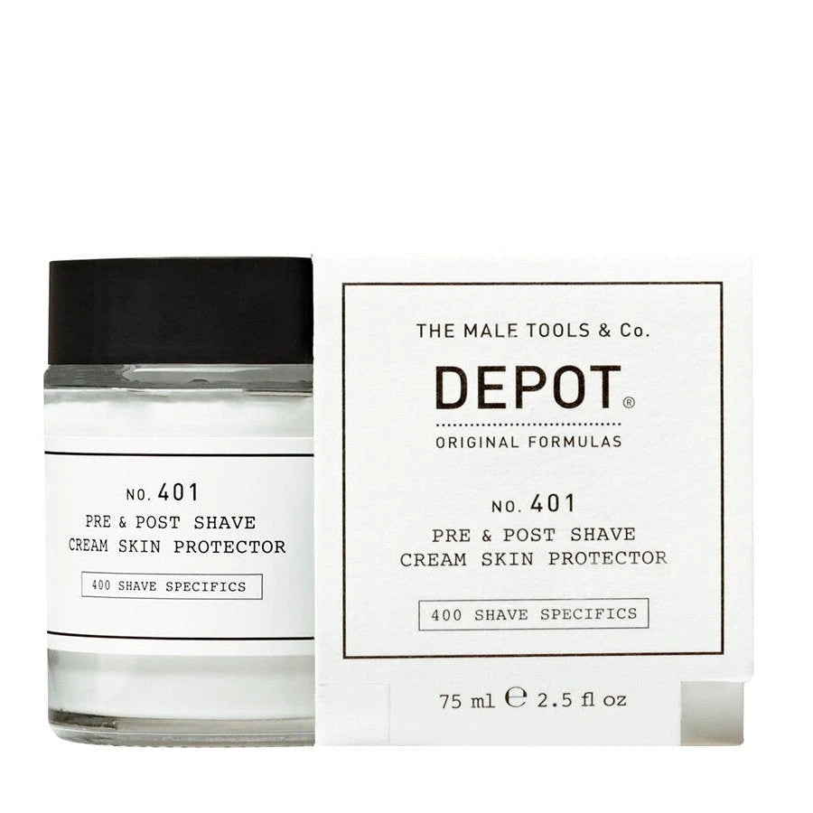 Depot, 400 Shave Specifics No. 401, Soothing, Pre & Post Shaving Cream, 75 ml