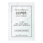 Depot, 400 Shave Specifics No. 401, Soothing, Pre & Post Shaving Cream, 10 ml