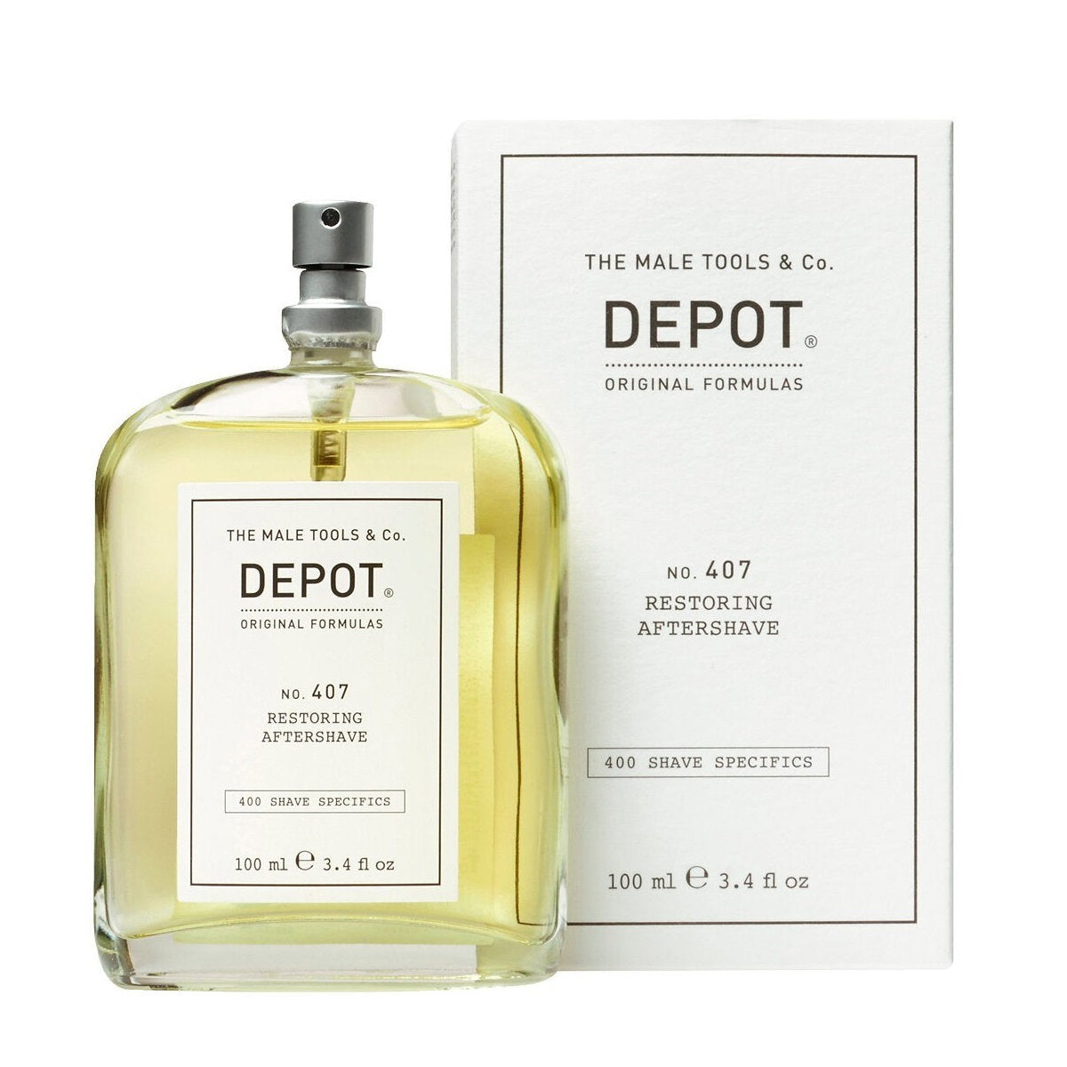 Depot, 400 Shave Specifics No. 407, Pro-Vitamin B5, Restoring & Refreshing, After-Shave Lotion, 100 ml