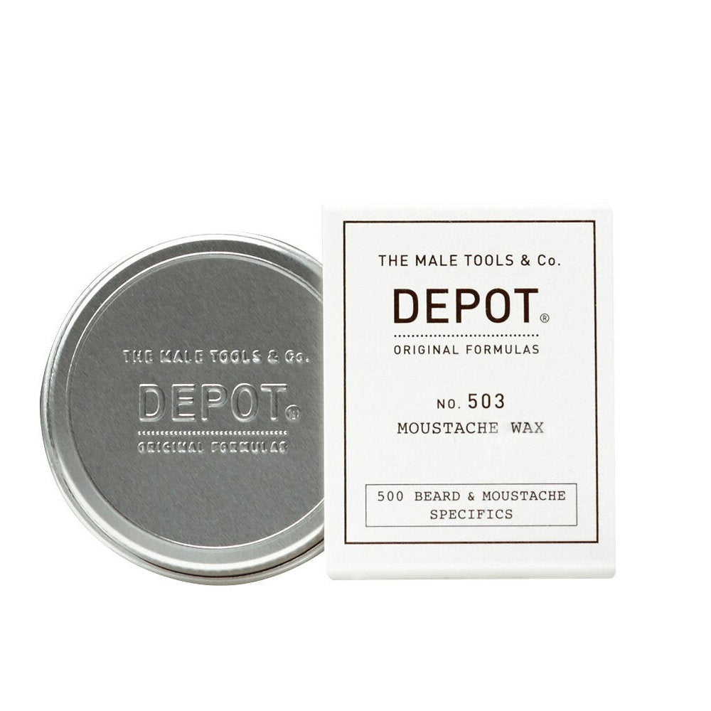 Depot, 500 Beard & Mustache Specifics No. 503, Jojoba Oil, Moustache Wax, For Styling, 30 ml