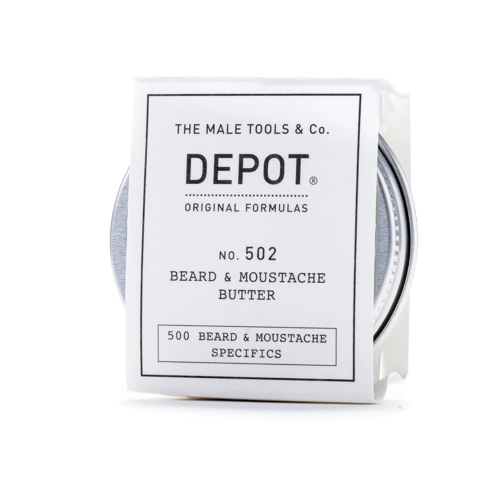 Depot, 500 Beard & Mustache Specifics No. 502, Argan Oil, Beard & Moustache Butter, Nourishing & Softening, 30 ml
