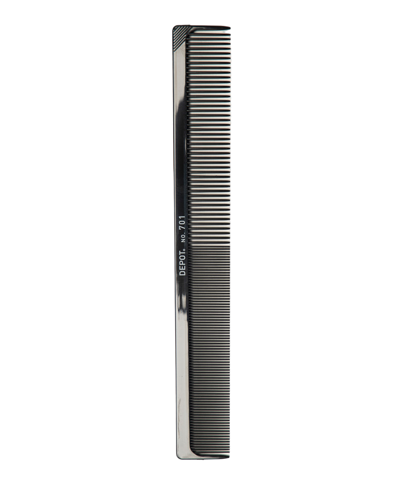Depot, Accessories No. 701, Hair Plastic Comb, Black