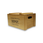 Depot, Expo, Empty Wooden Box, Light Brown, 26 x 15 x 12 cm