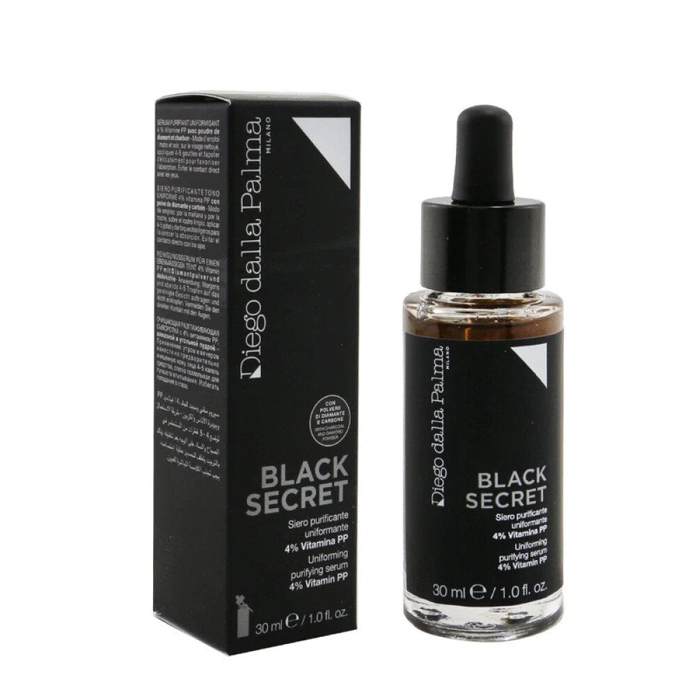 Diego Dalla Palma, Black Secret, Purifying, Serum, For Face, 30 ml