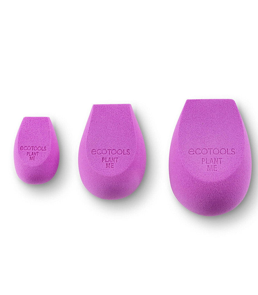 Set Trio, EcoTools, Bioblender, Makeup Sponge, Purple, 3 pcs