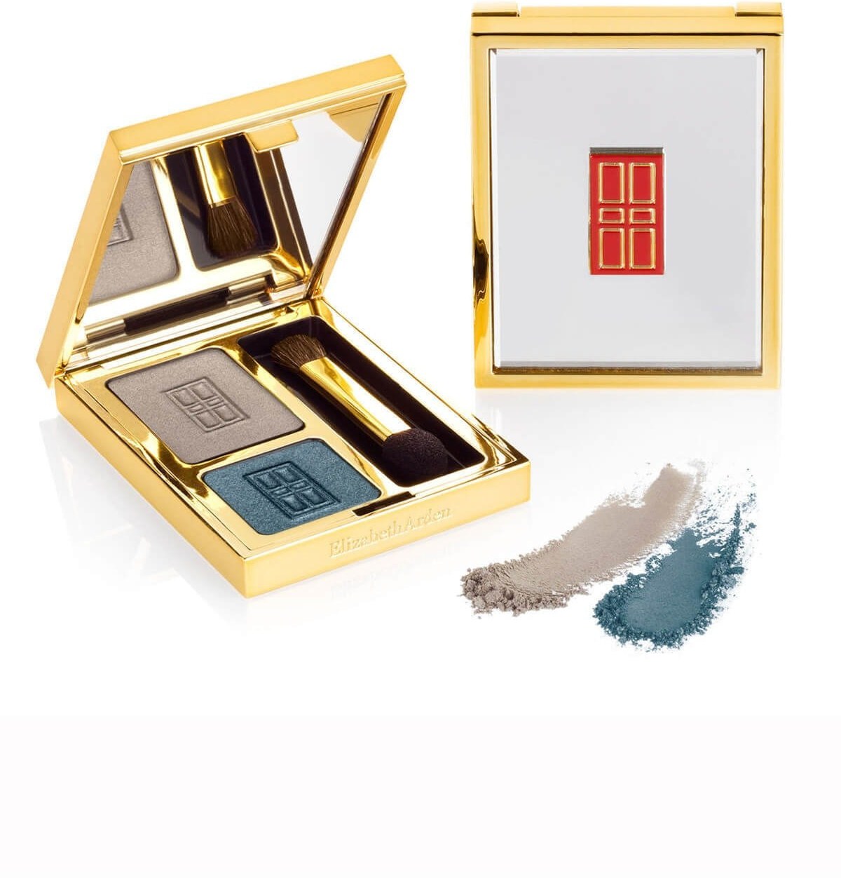 Elizabeth Arden, Beautiful Color Duo, Eyeshadow Powder, 06, Misty Teal, 2 Shades, 3 g