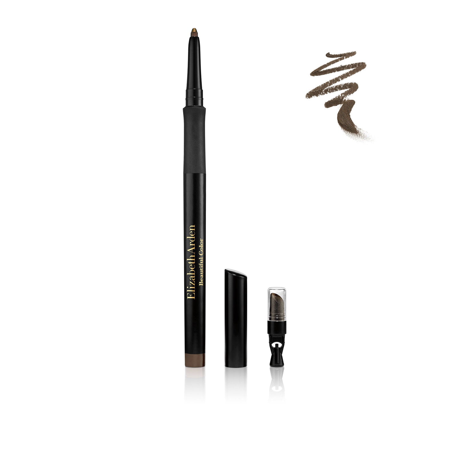 Elizabeth Arden, Precision Glide, Retractable, Gel Pencil Eyeliner, 01, Black Velvet, 0.35 g *Tester