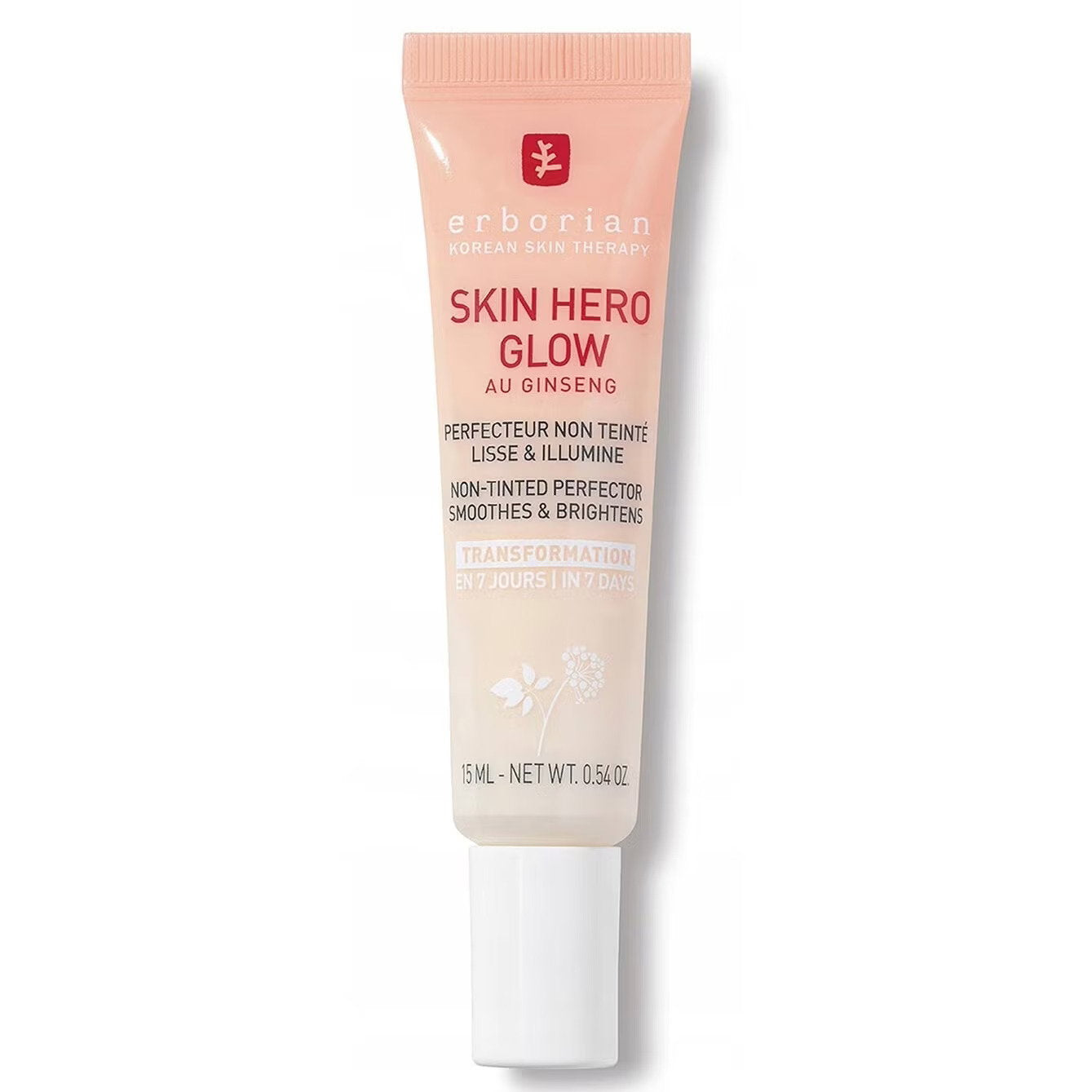 Erborian, Skin Hero, Ginseng, Smoothing & Illuminating, Emulsion, For Face, 15 ml