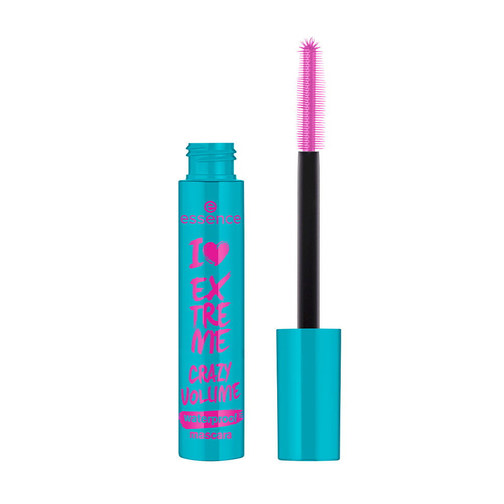 Essence, I Love Extreme Crazy Volume, Waterproof, Volume, Mascara, Black, 12 ml
