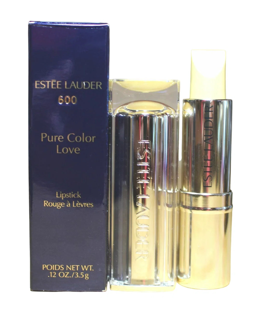 Estee Lauder, Pure Color Love, Natural Oils, Long-Lasting, Cream Lipstick, 600, Blond Star, 3.5 g