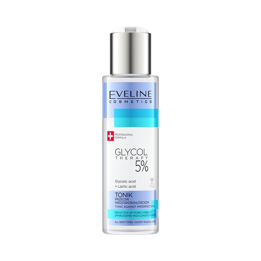 Eveline Cosmetics, Glycol Theraphy, 5% Acide Glycolic, Anti-Imperfections, Tonic Lotion, For Face, 150 ml *Tester