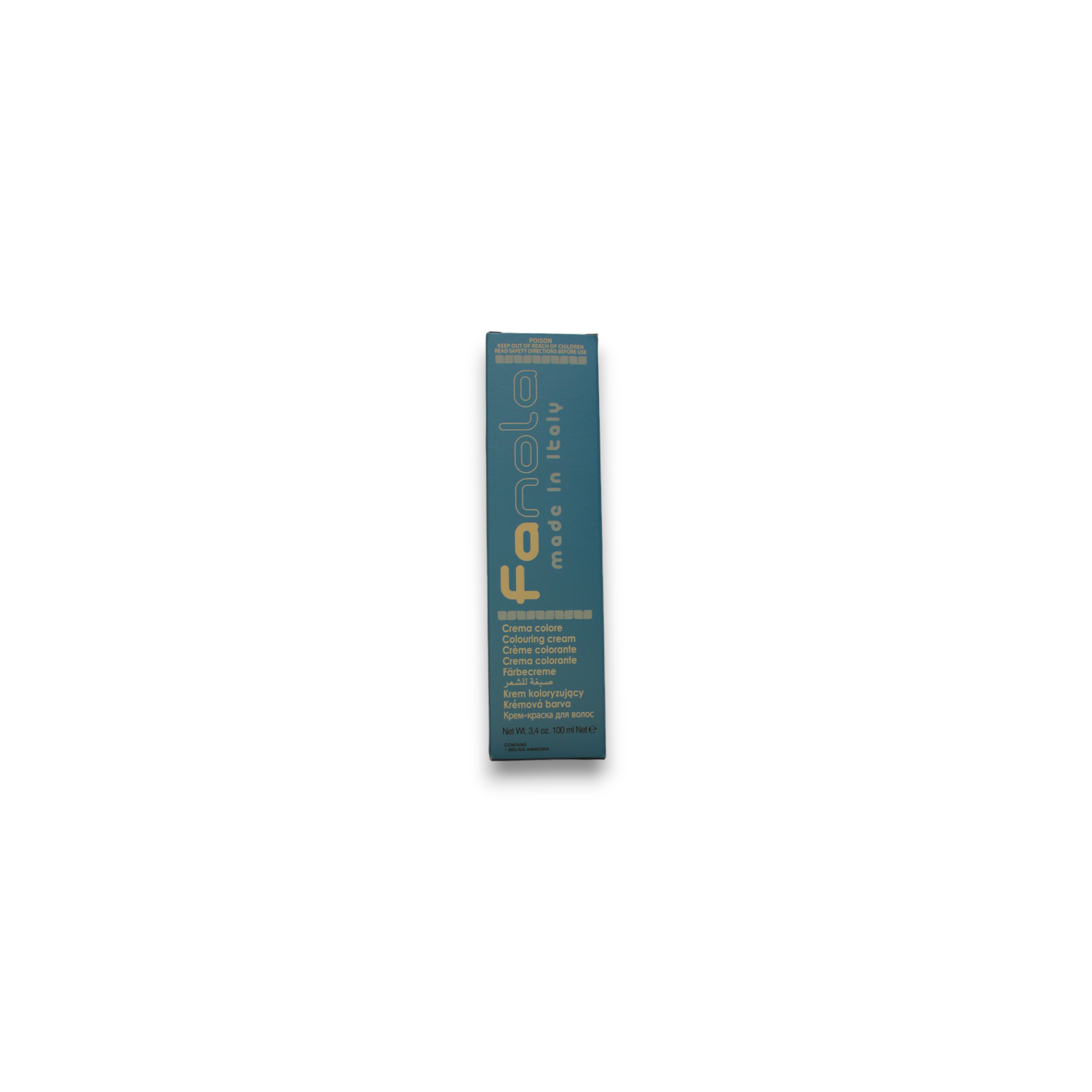 Fanola, Crema Colore, Permanent Hair Dye, 4.03 Warm Chestnut, 100 ml