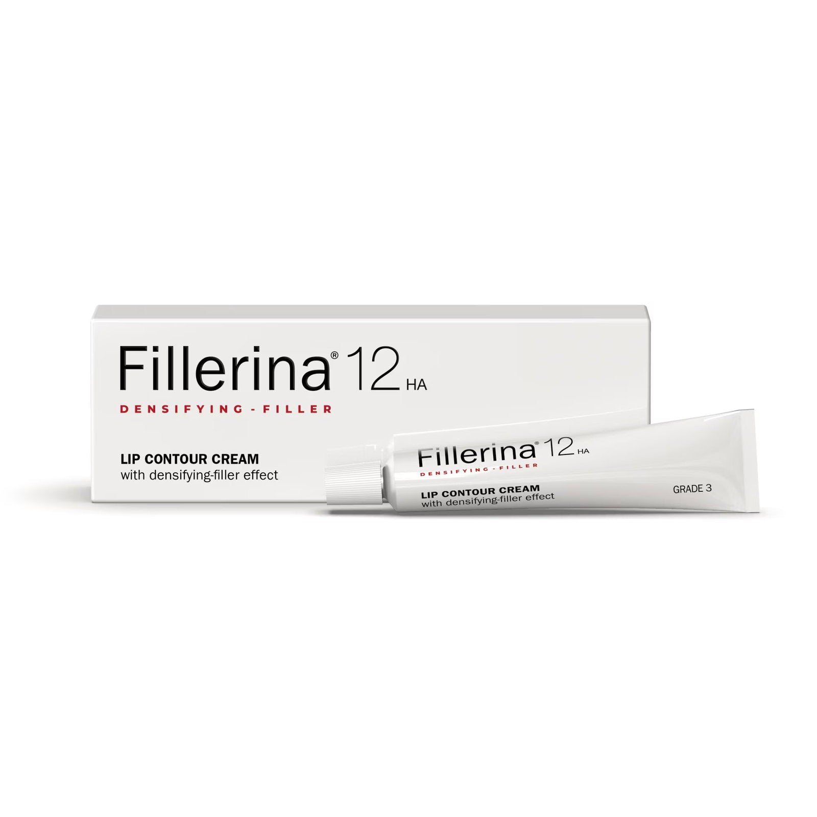 Labo Suisse, Fillerina 12HA Densifying Filler Grade 3, Hydrate & Firm, Cream, For Lips Contour, 15 ml