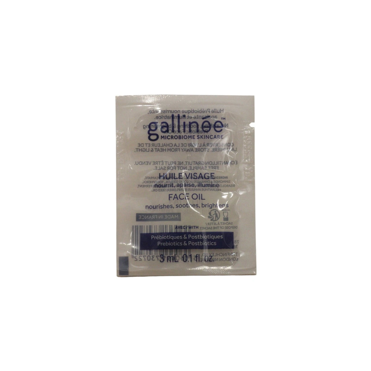 Gallinée Prebiotic Face Oil 3 ml Sample