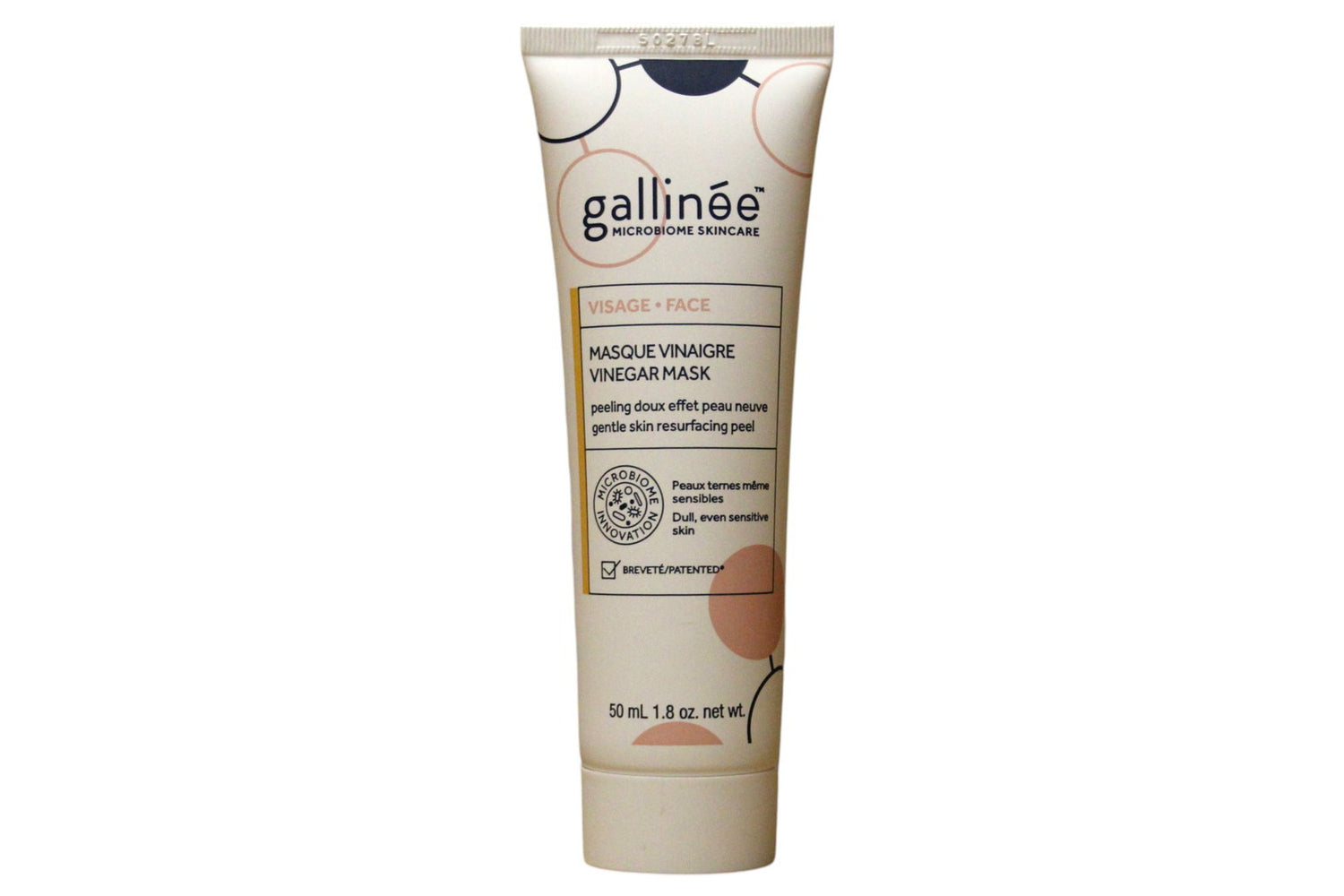 Gallinee, Microbiome Skincare, Vinegar, Exfoliating, Cream Mask, For Face, 50 ml