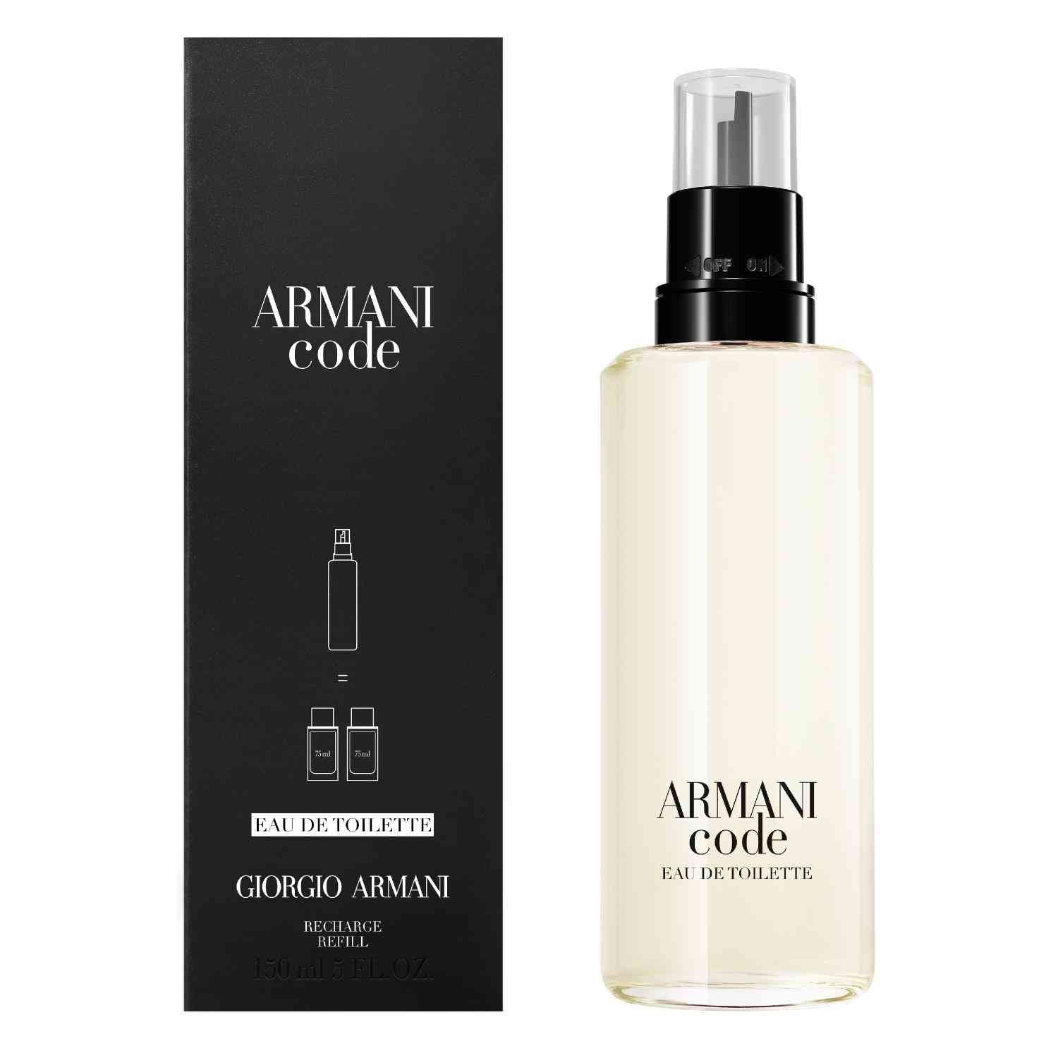 Giorgio Armani, Code, Eau De Toilette, For Men, Refill, 150 ml